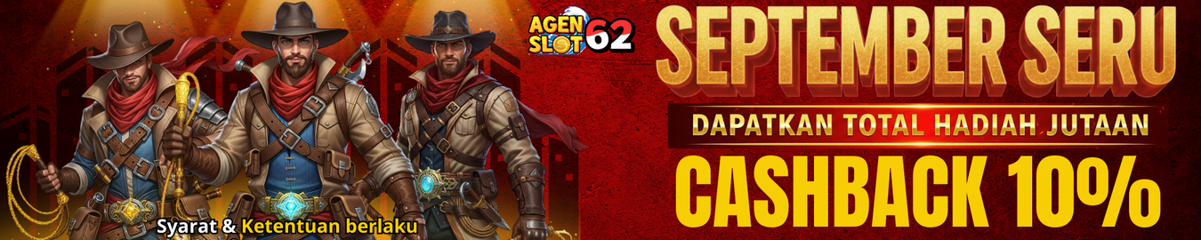 bonus cashback 10% AGenSLot62